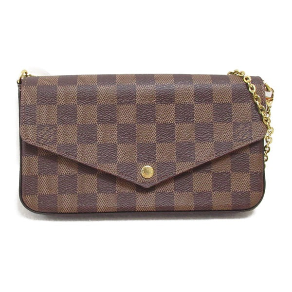 Louis Vuitton Damier Ebene Pochette Felicie Shoulder Bag Canvas N40492 in