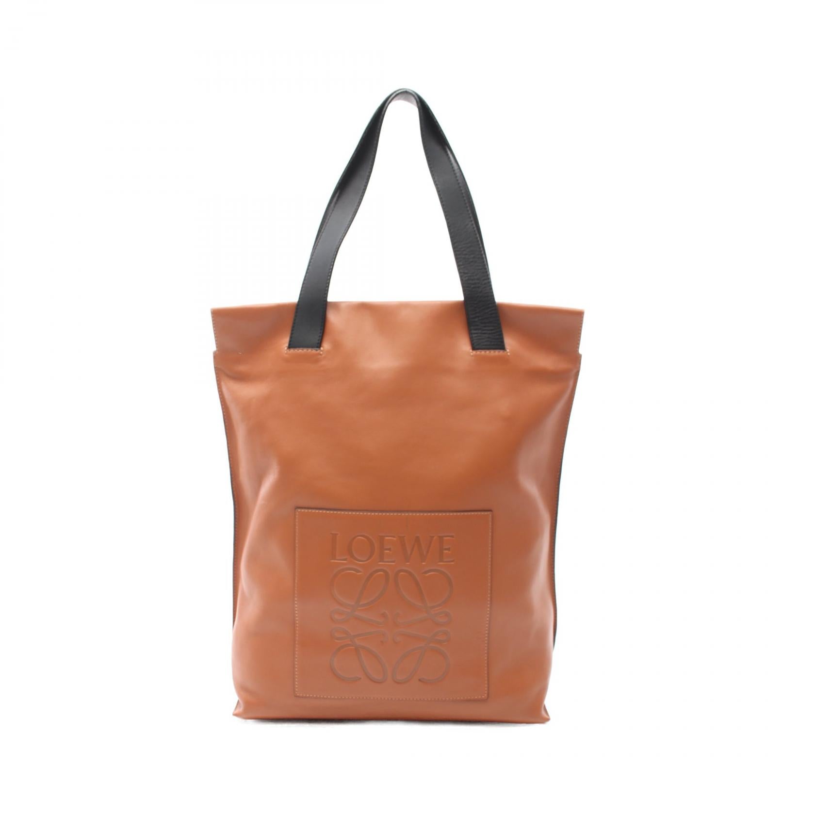 Loewe Leather Anagram Tote Bag