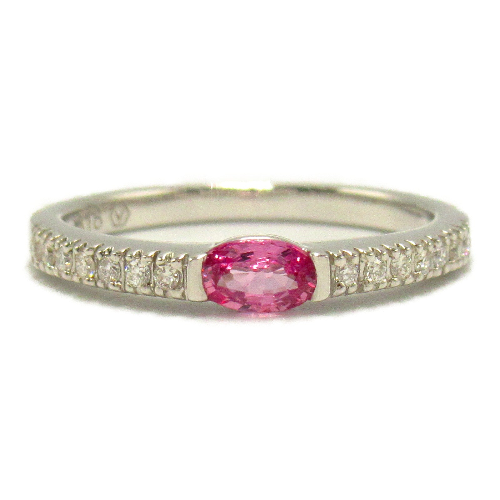 Vendome Aoyama Pink Sapphire Diamond Ring K18WG