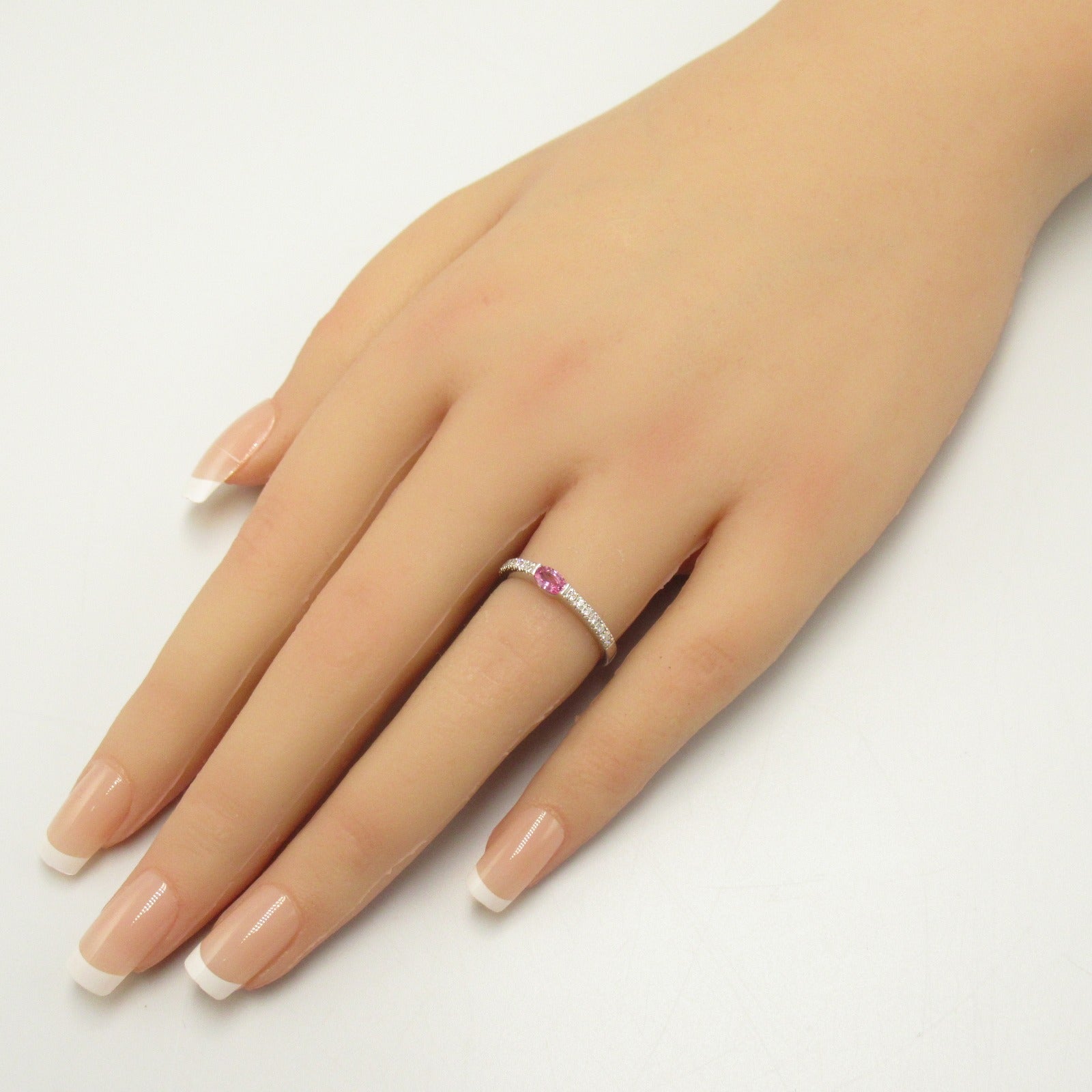 Vendome Aoyama Pink Sapphire Diamond Ring K18WG