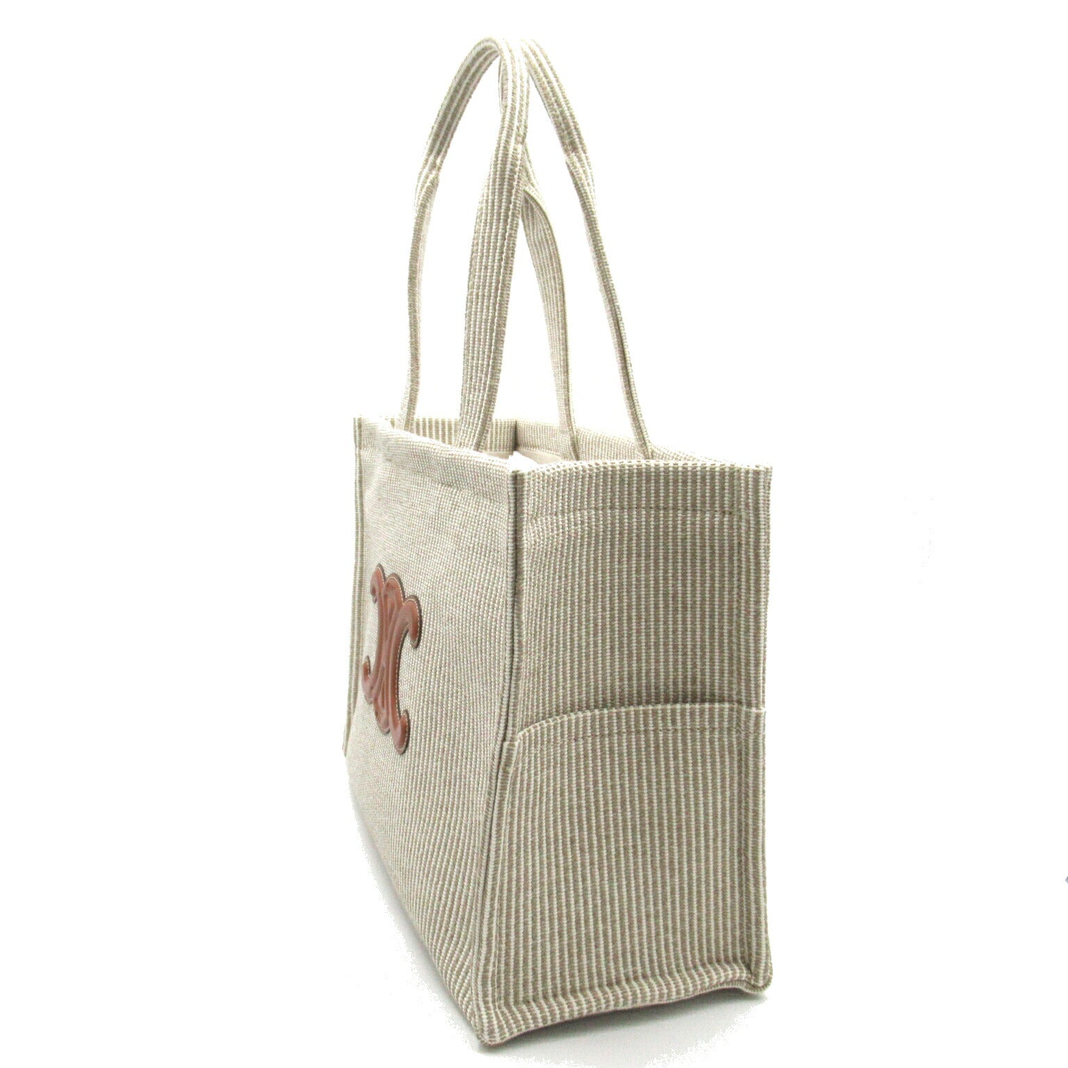 Celine Canvas Cabas Tote Bag Beige