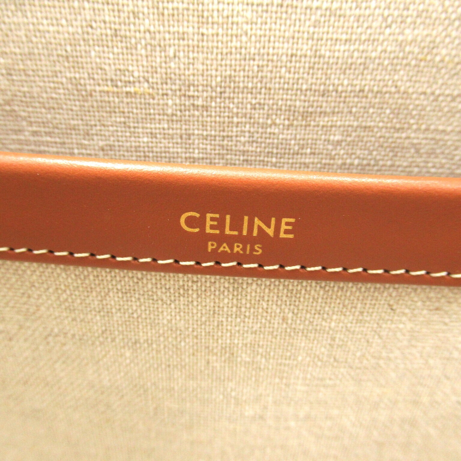 Celine Canvas Cabas Tote Bag Beige