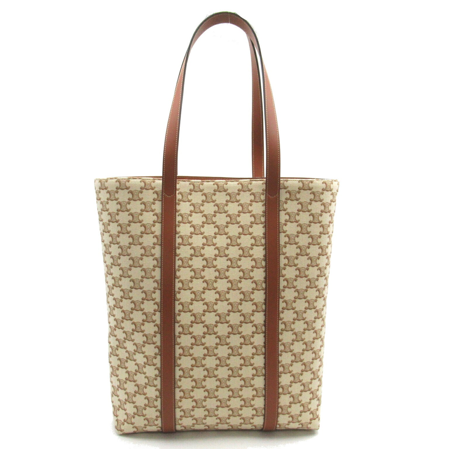 Celine Triomphe Canvas Leather Tote Bag