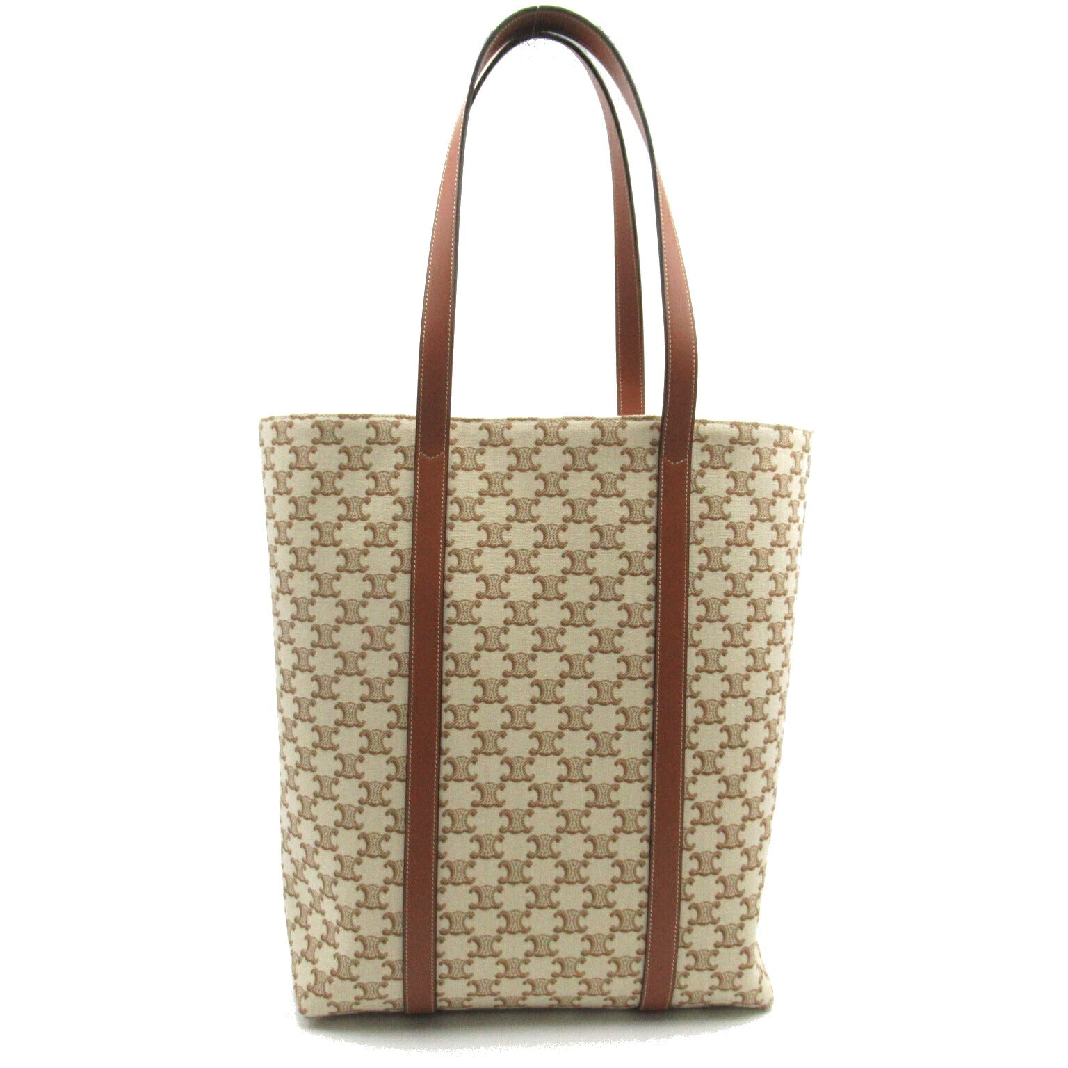 Celine Triomphe Canvas Leather Tote Bag