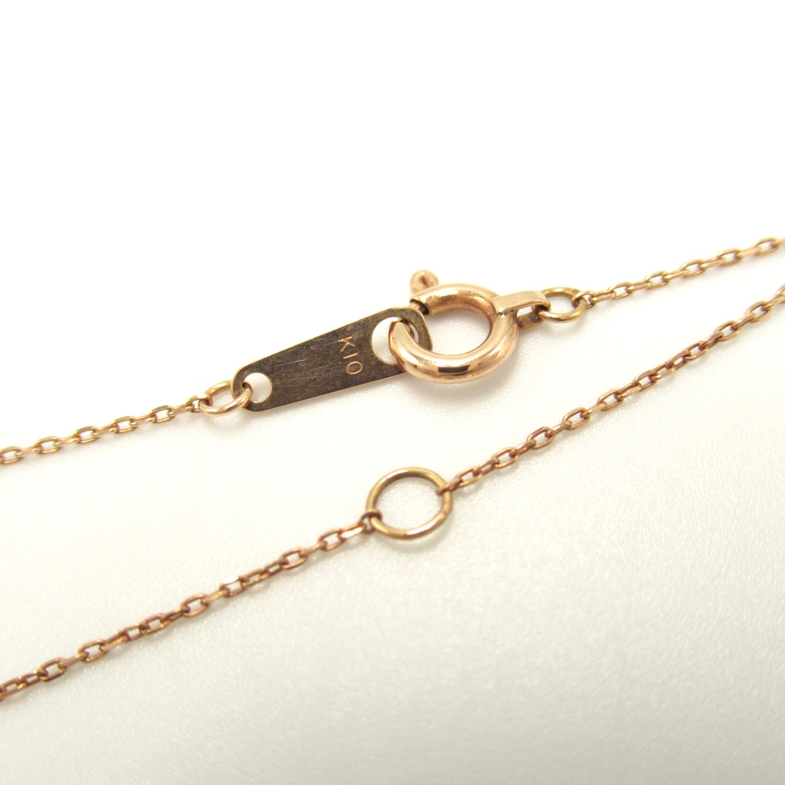 4℃ Canal Diamond Necklace K10PG