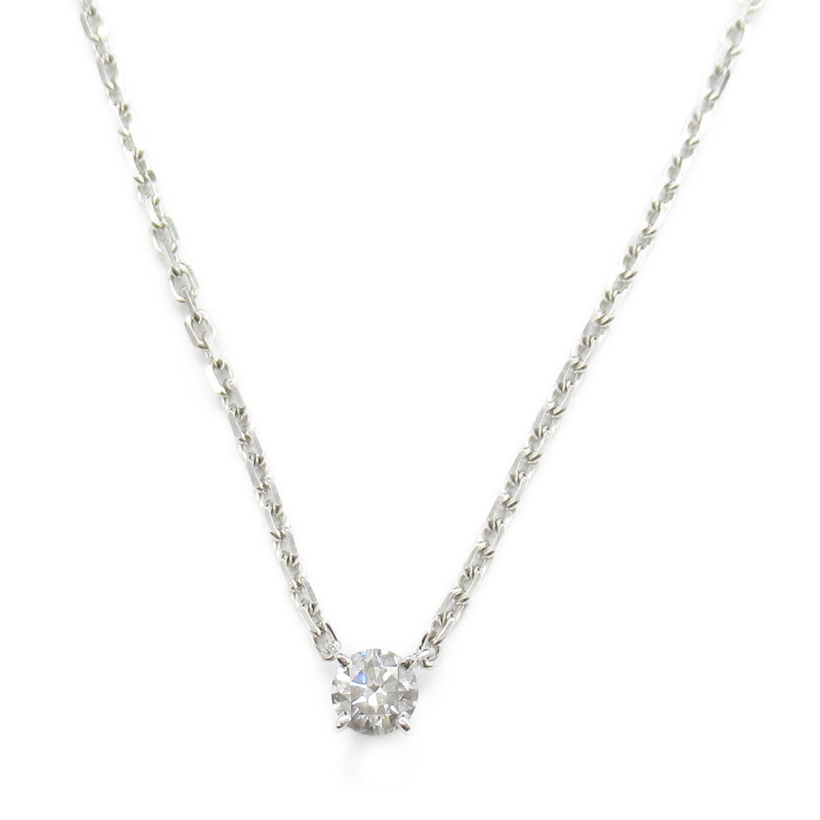 Cartier Diamond Necklace K18WG White Gold