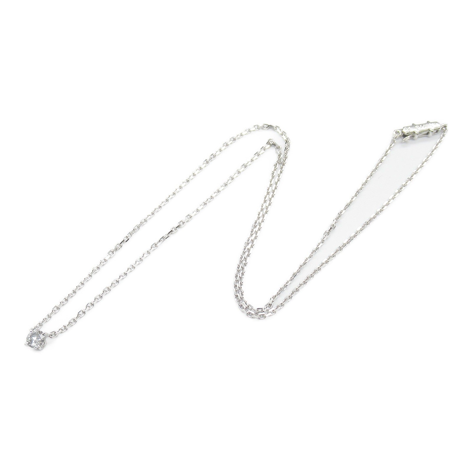 Cartier Diamond Necklace K18WG White Gold