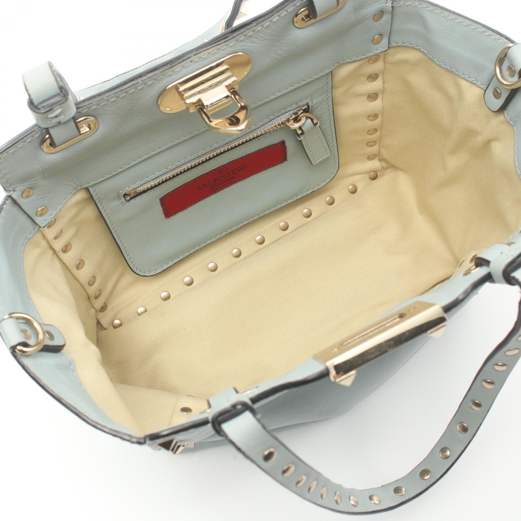 Valentino Rockstuds Mini Leather Handbag