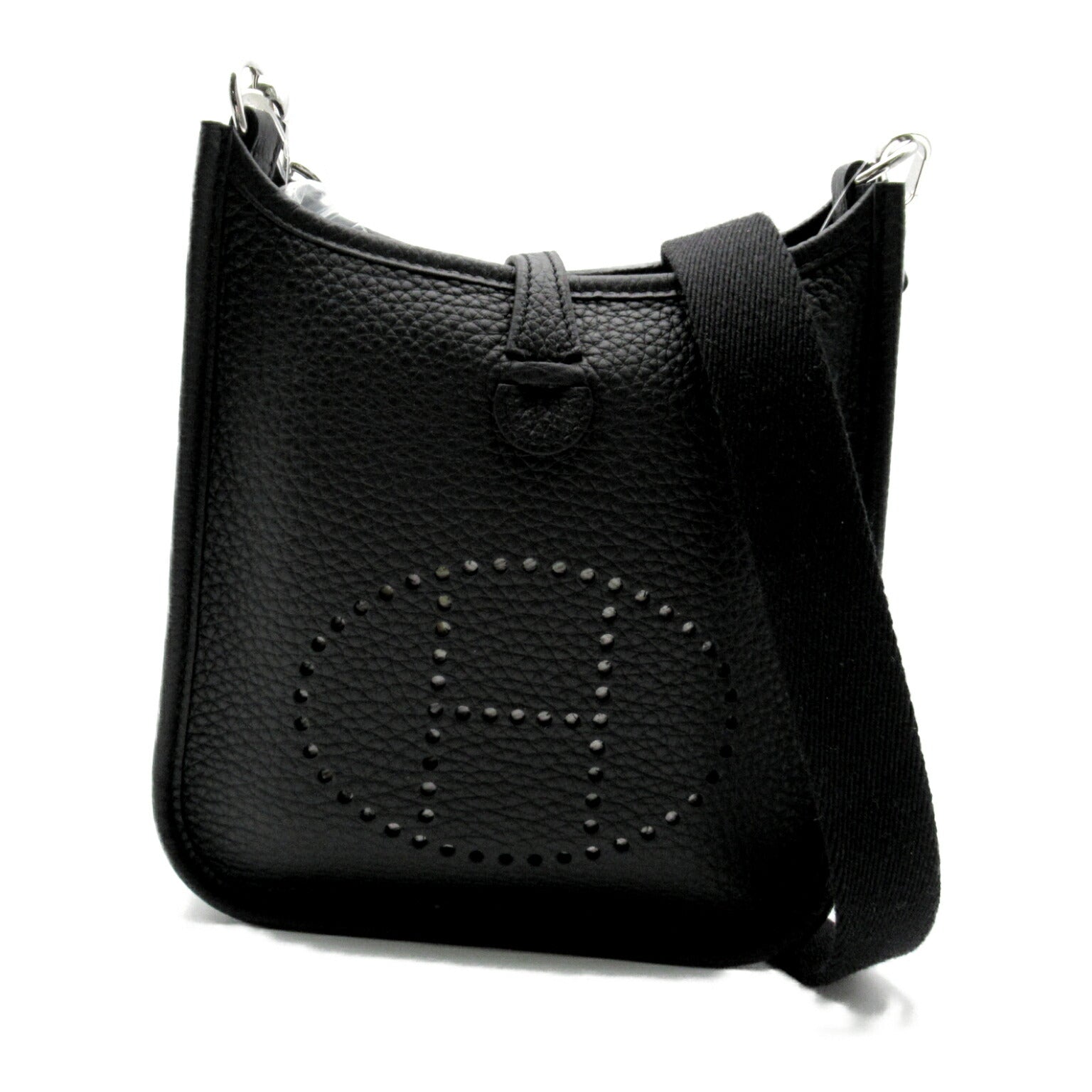 Hermes Evelyne TPM Black Leather Shoulder Bag