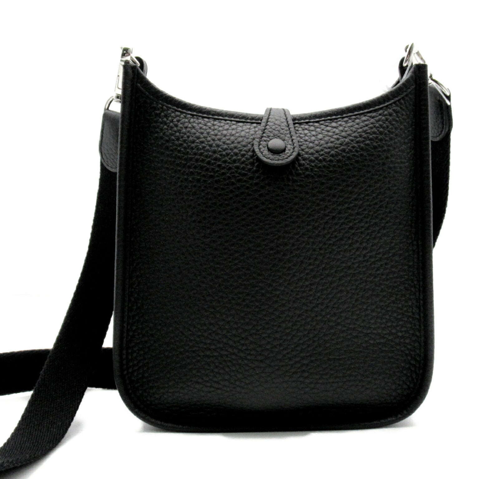 Hermes Evelyne TPM Black Leather Shoulder Bag