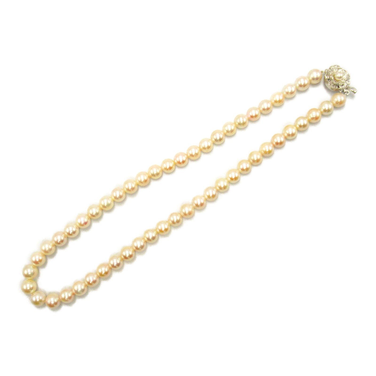 Jewelry Pearl Necklace SV White