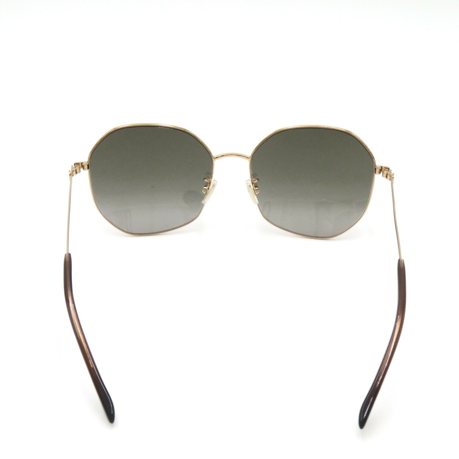 Jimmy Choo Sunglasses Plastic Stainless Steel Brown