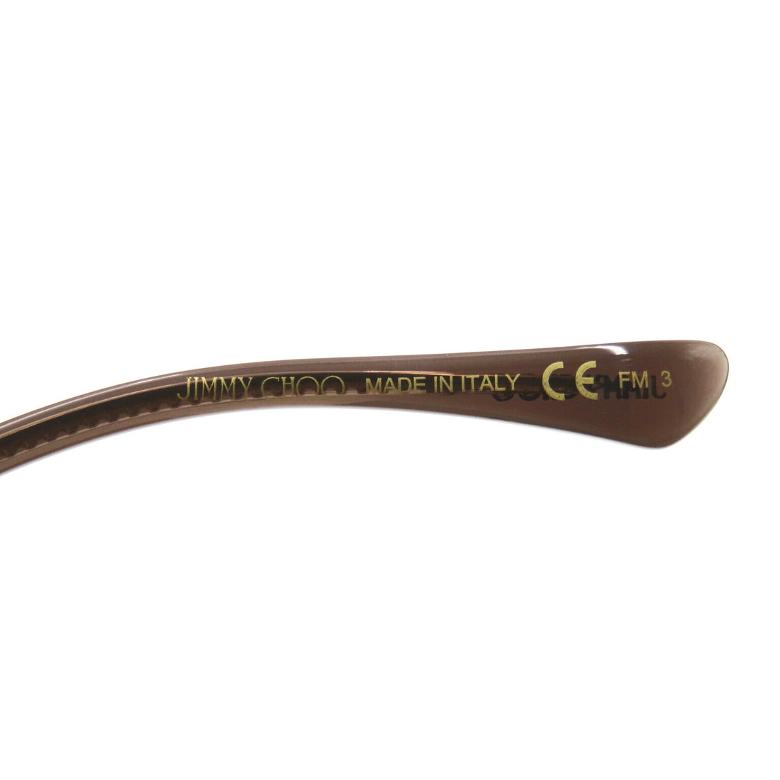 Jimmy Choo Sunglasses Plastic Stainless Steel Brown