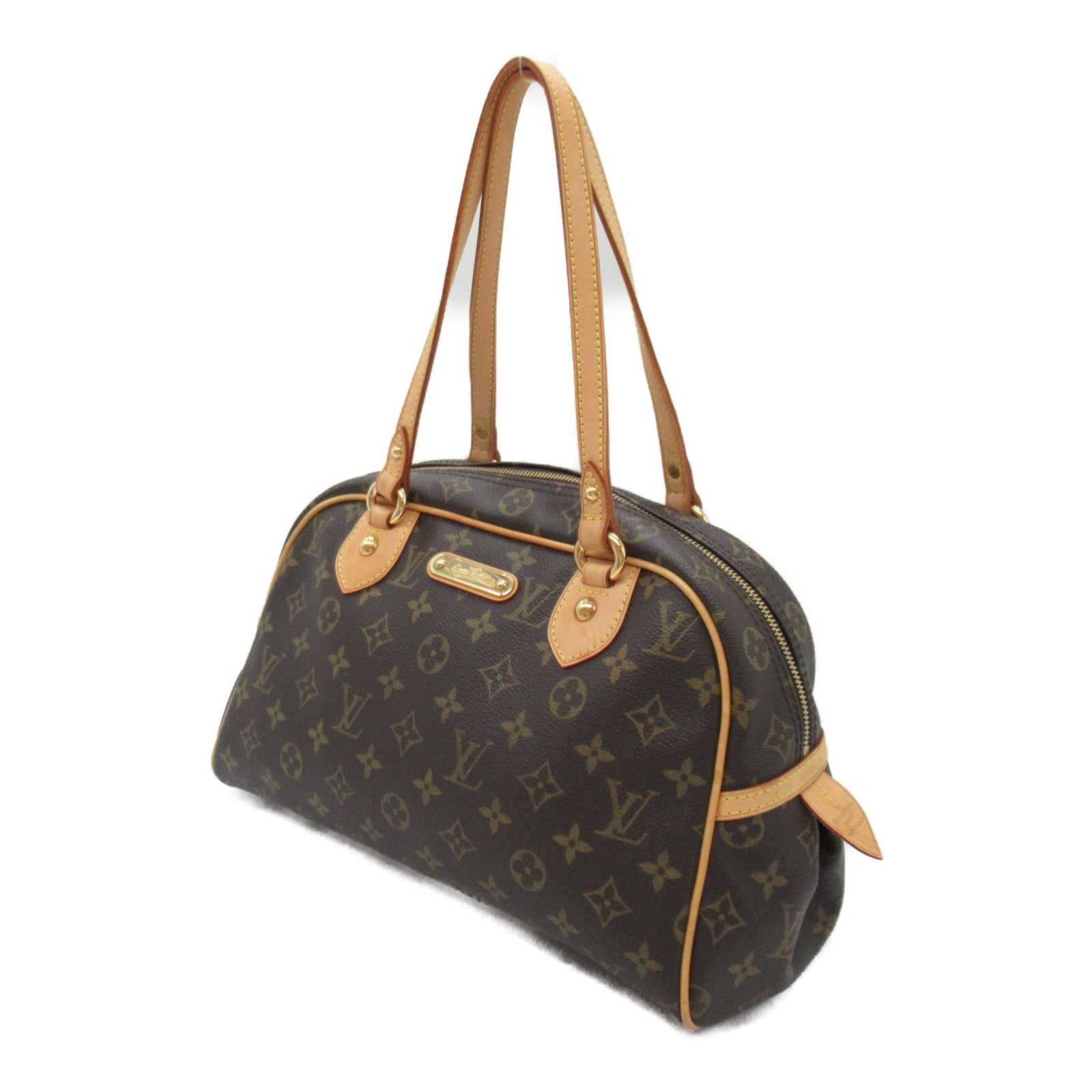 Louis Vuitton Montorgueil PM Shoulder Bag Brown