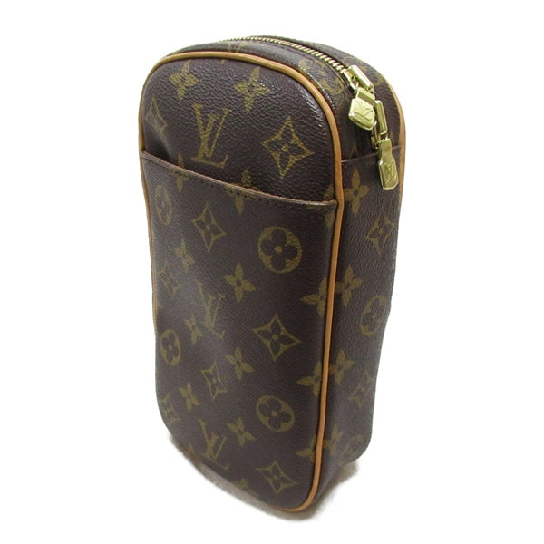 Louis Vuitton Pochette Gange Canvas Belt Bag M51870 in Very Good Condition