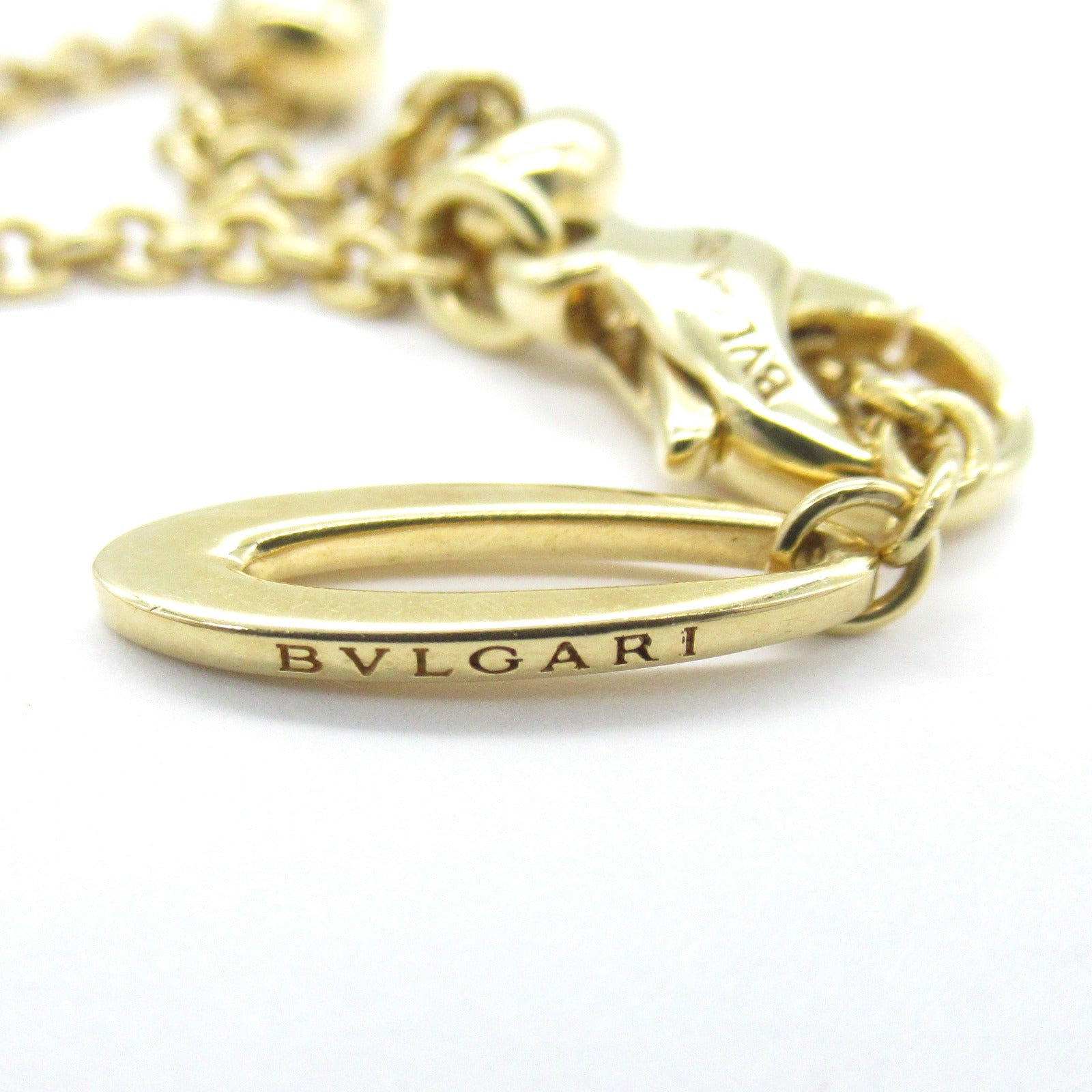 Bvlgari K18 Gold Peridot Diamond Necklace