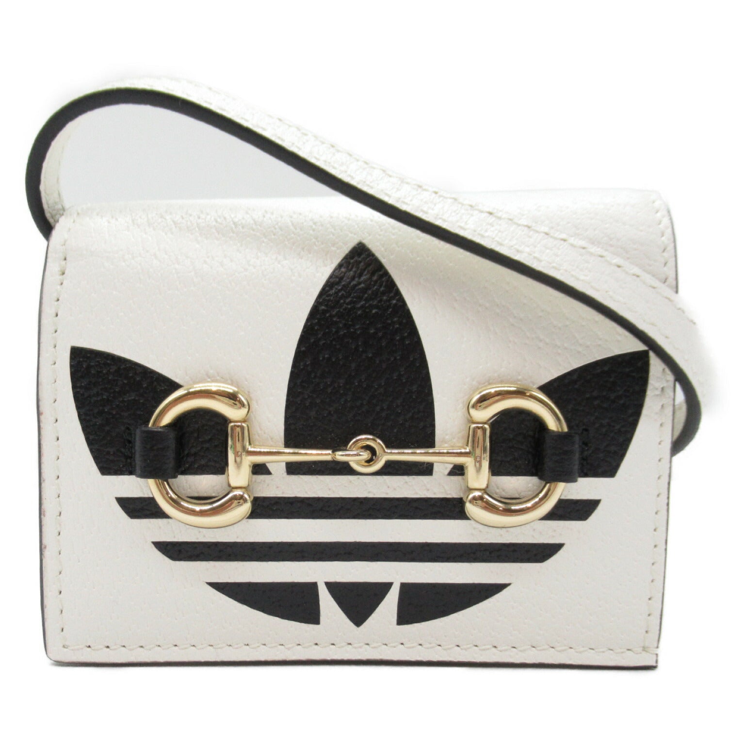 Gucci x Adidas Leather Compact Wallet