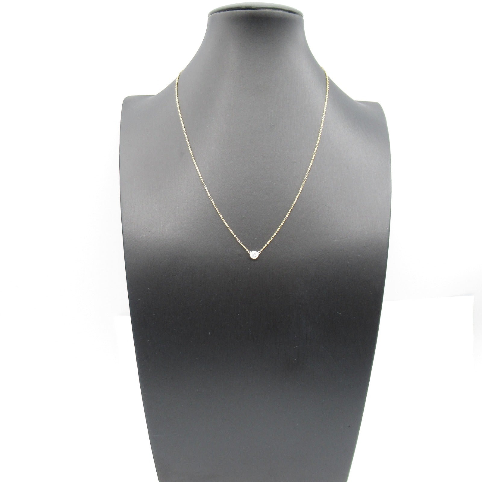 Tiffany & Co K18 Yellow Gold Diamond Necklace