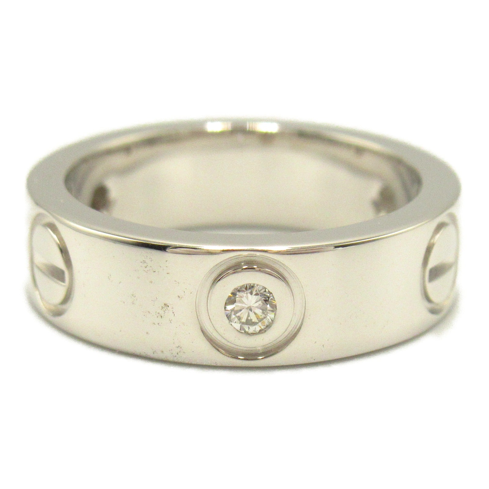 Cartier Love Ring 3P Diamond K18WG