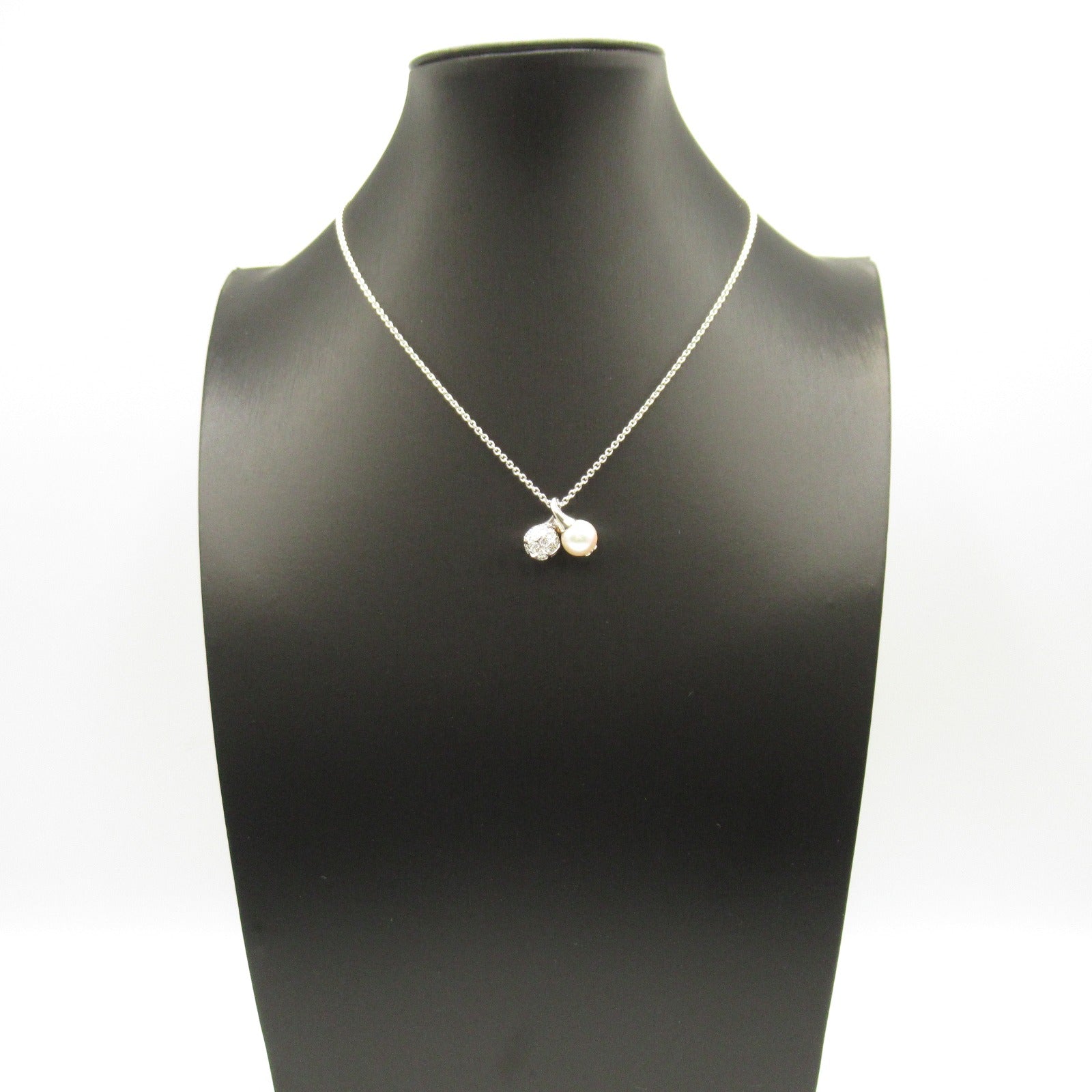 Bvlgari Pearl Diamond Necklace K18WG