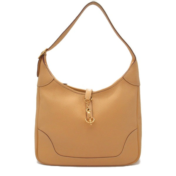 Trim Leather Handbag