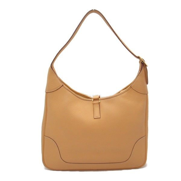 Trim Leather Handbag