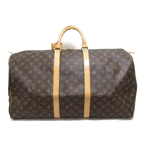 Louis Vuitton Keepall 55 Canvas Travel Bag M41424 in Very Good Condition