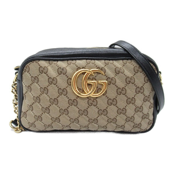 Gucci GG Canvas GG Marmont Crossbody Bag Canvas Crossbody Bag 520981 in Very Good Condition