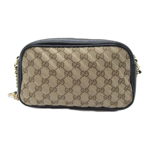 Gucci GG Canvas GG Marmont Crossbody Bag Canvas Crossbody Bag 520981 in Good condition