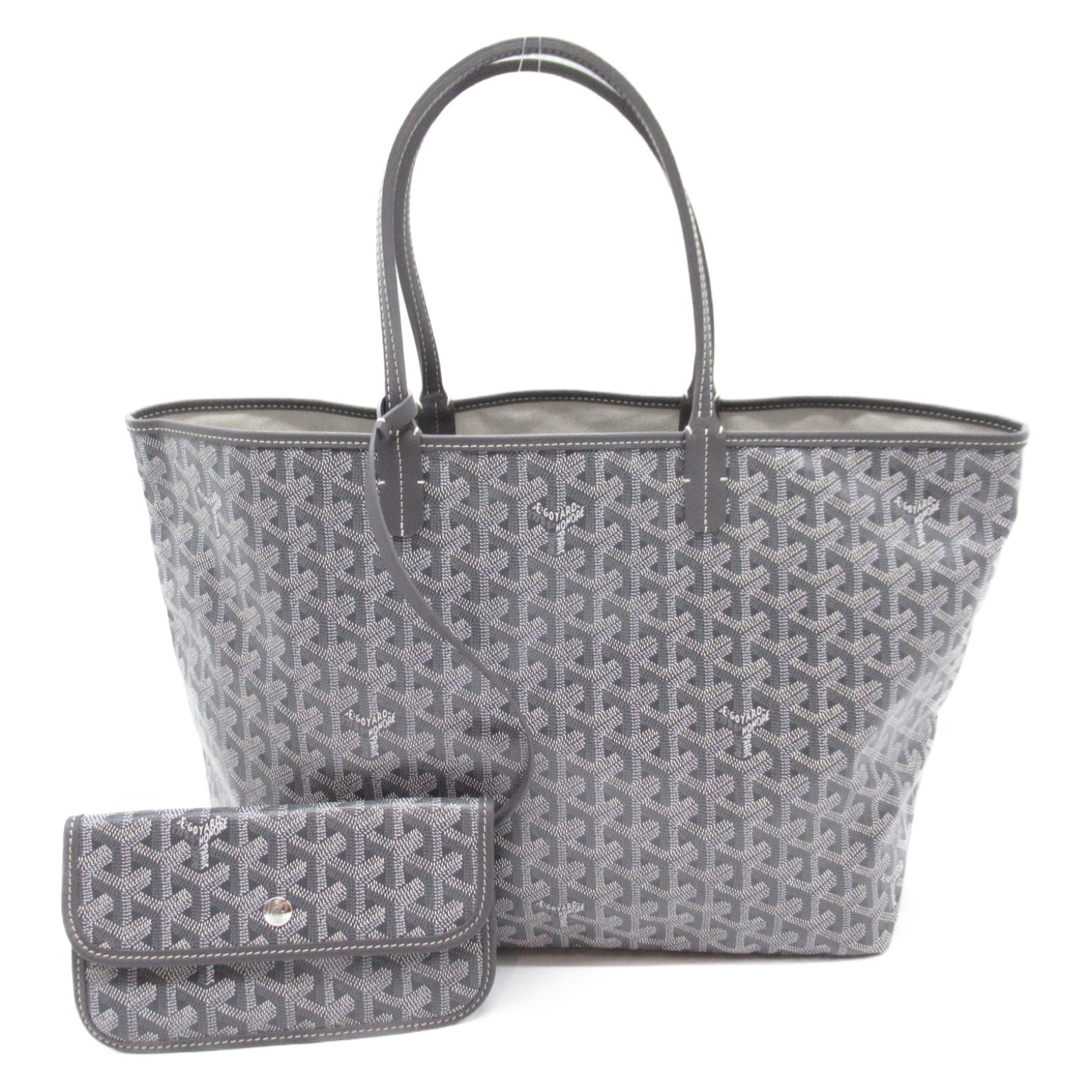 Goyard St. Louis PM Tote Bag Canvas Gray