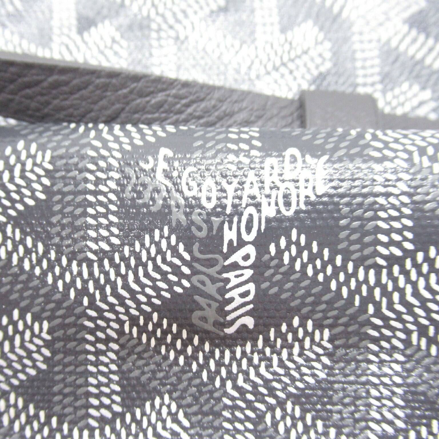 Goyard St. Louis PM Tote Bag Canvas Gray