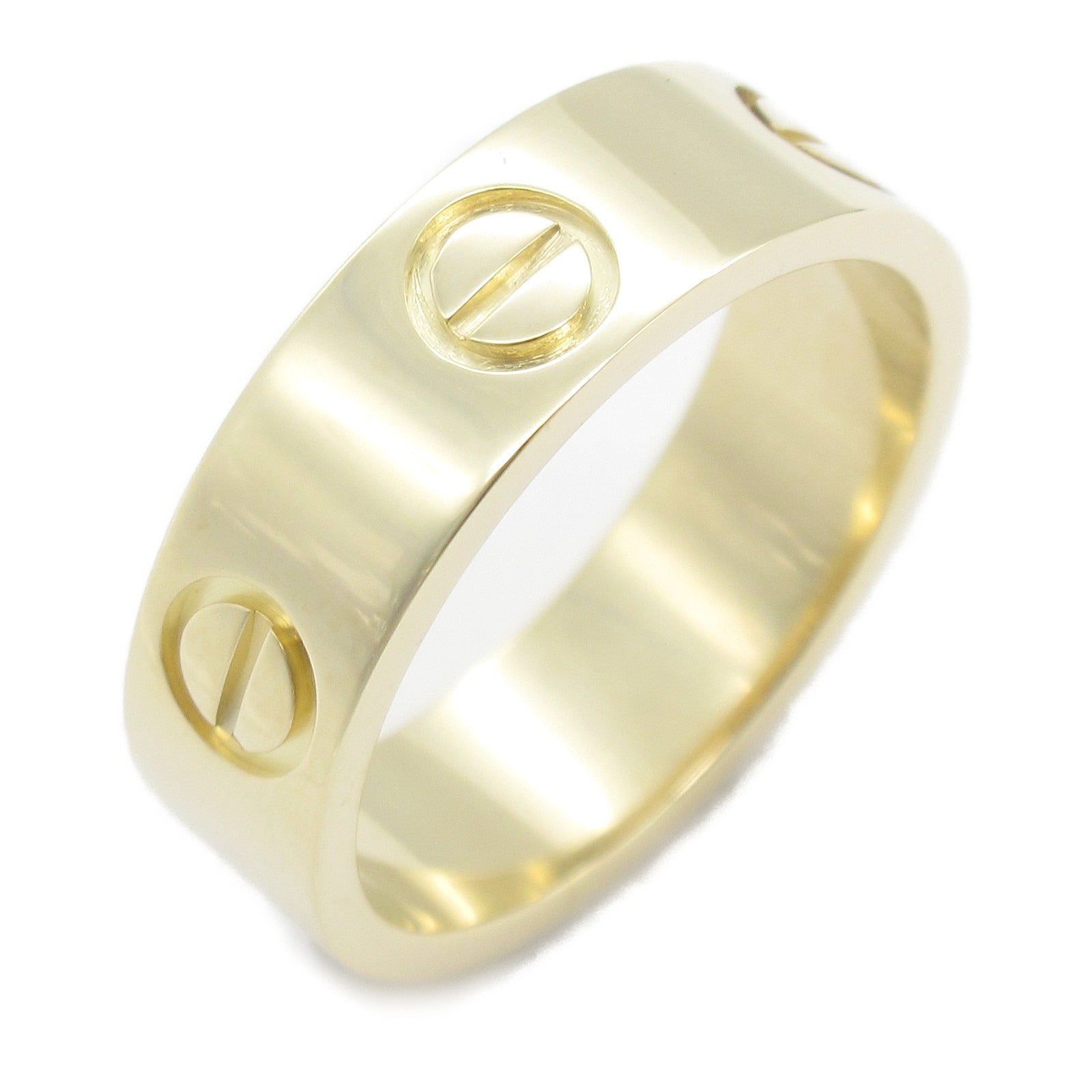 Cartier Love Ring K18 Yellow Gold Jewelry