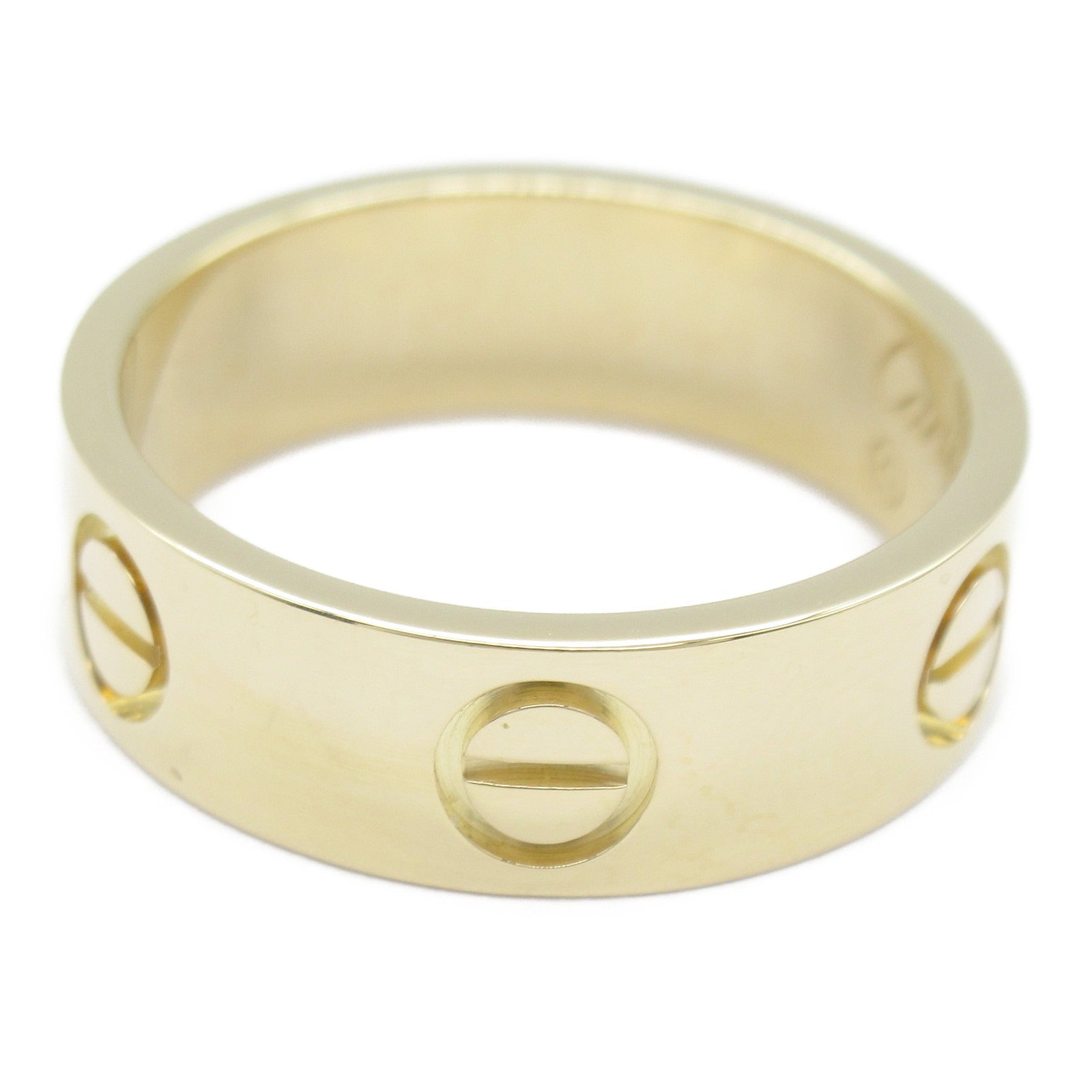 Cartier Love Ring K18 Yellow Gold Jewelry