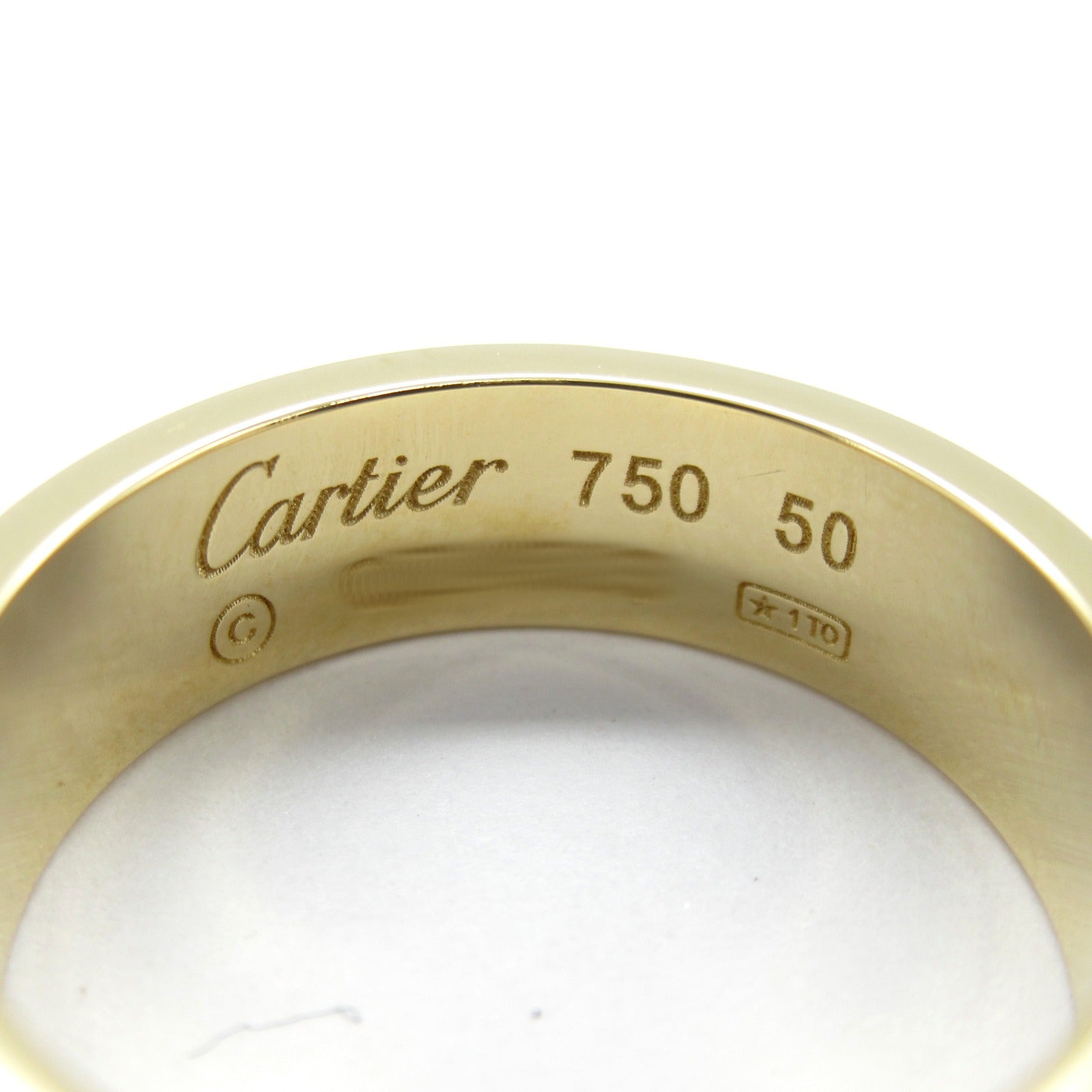 Cartier Love Ring K18 Yellow Gold Jewelry