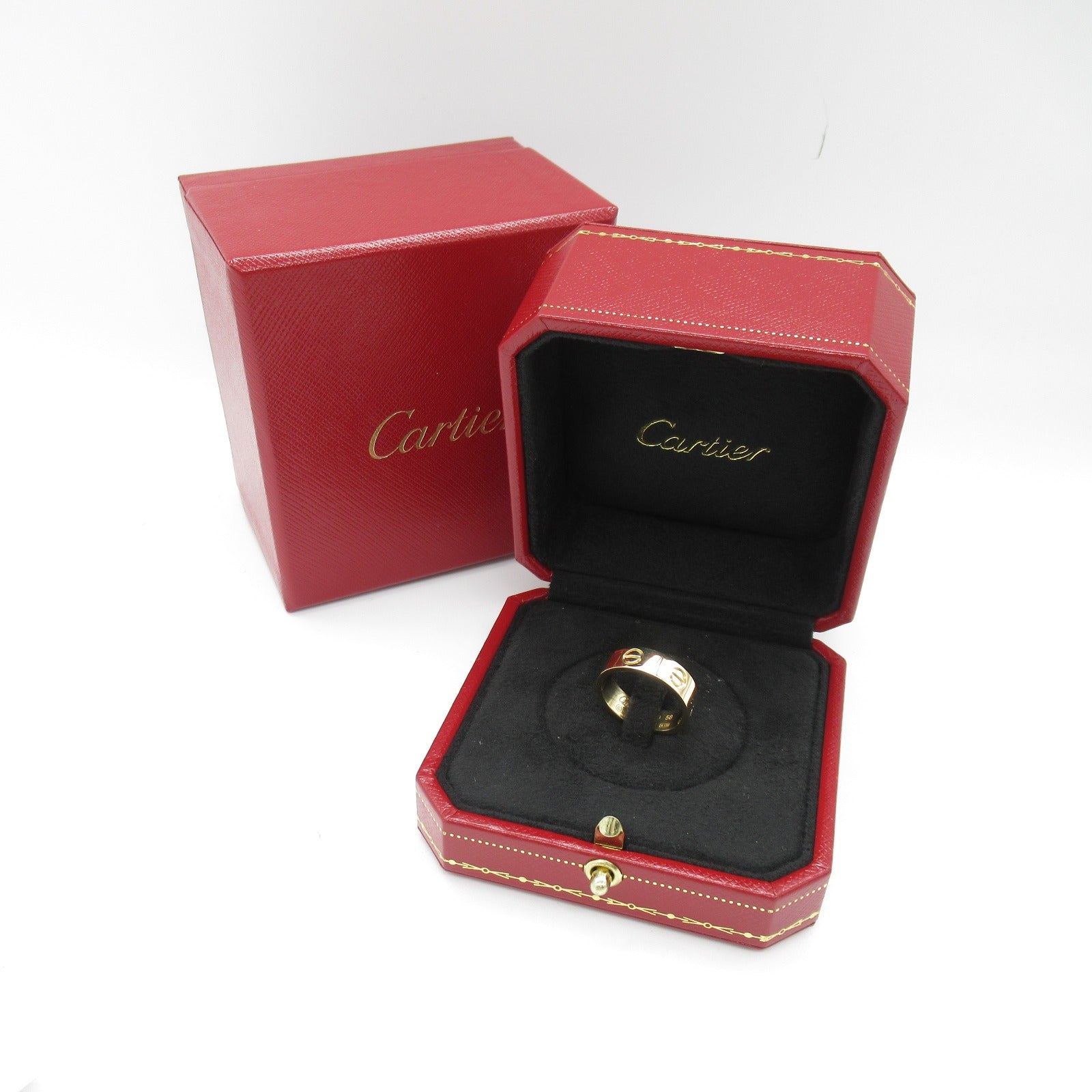 Cartier Love Ring K18 Yellow Gold Jewelry