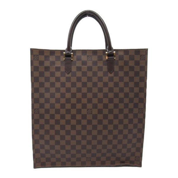 Louis Vuitton Sac Plat Canvas Tote Bag N51140 in Great Condition