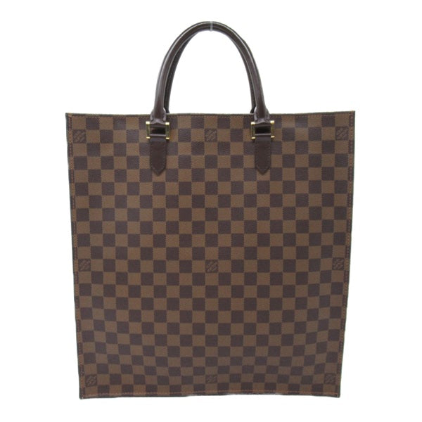 Louis Vuitton Sac Plat Canvas Tote Bag N51140 in Excellent condition