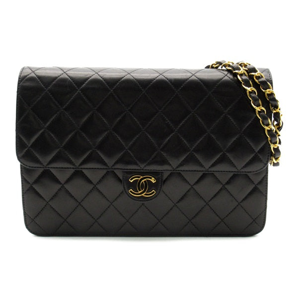Quilted Leather Single Flap Bag