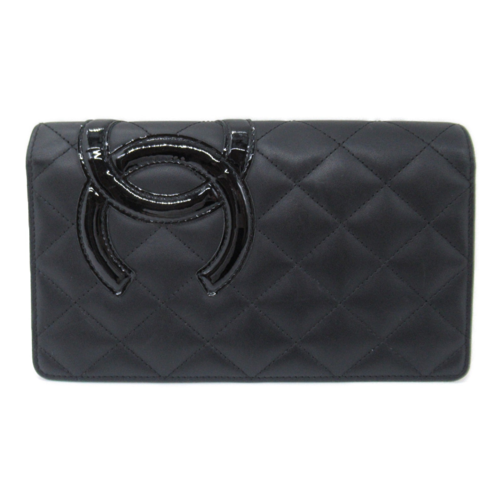 Chanel Cambon Line Leather Enamel Wallet