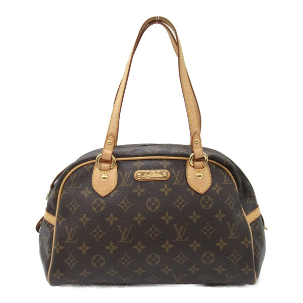Louis Vuitton Montorgueil PM Canvas Shoulder Bag M95565 in Good condition