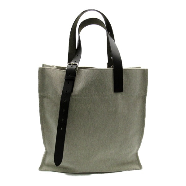 Hermes Toile Etriviere Shopping Bag  Canvas Tote Bag in Excellent condition