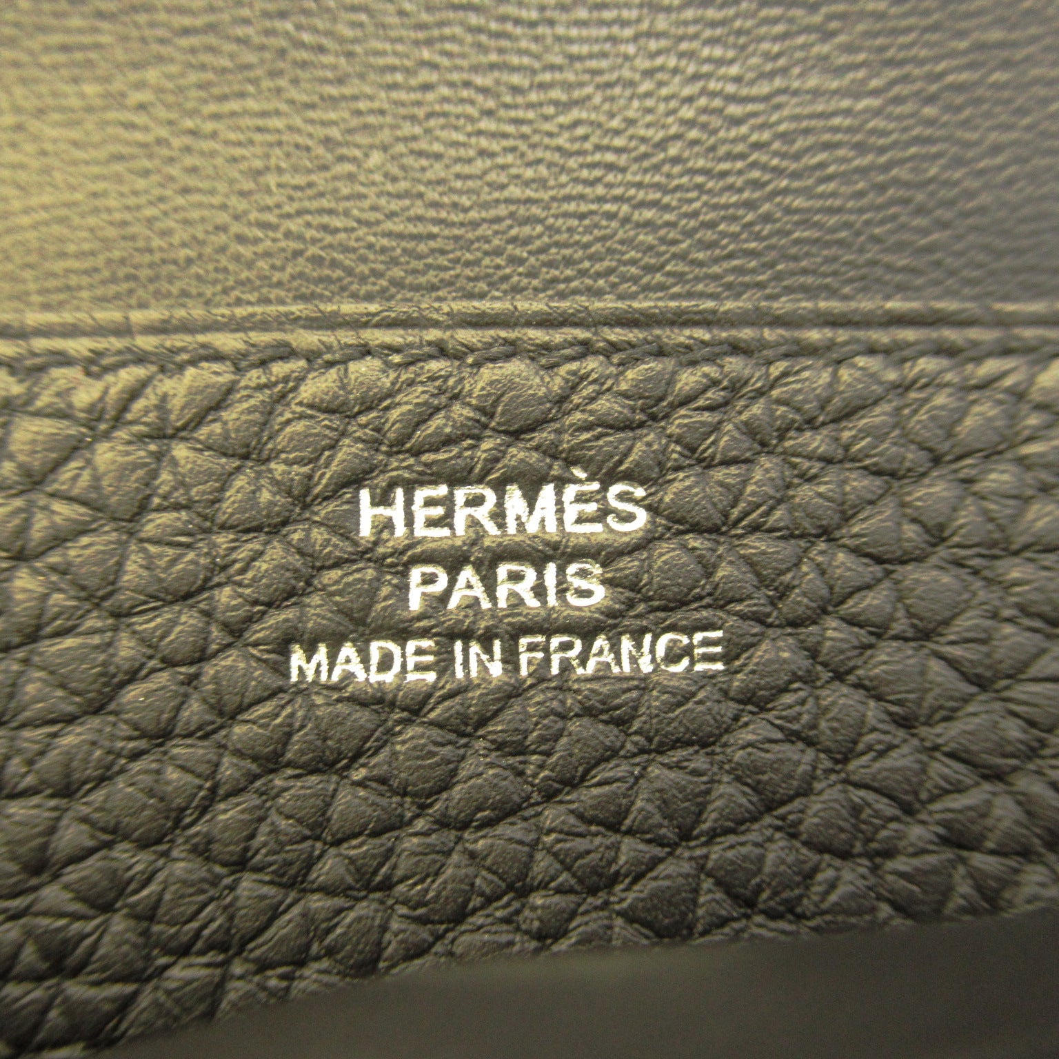 Hermes Dogon Long Bifold Wallet Leather