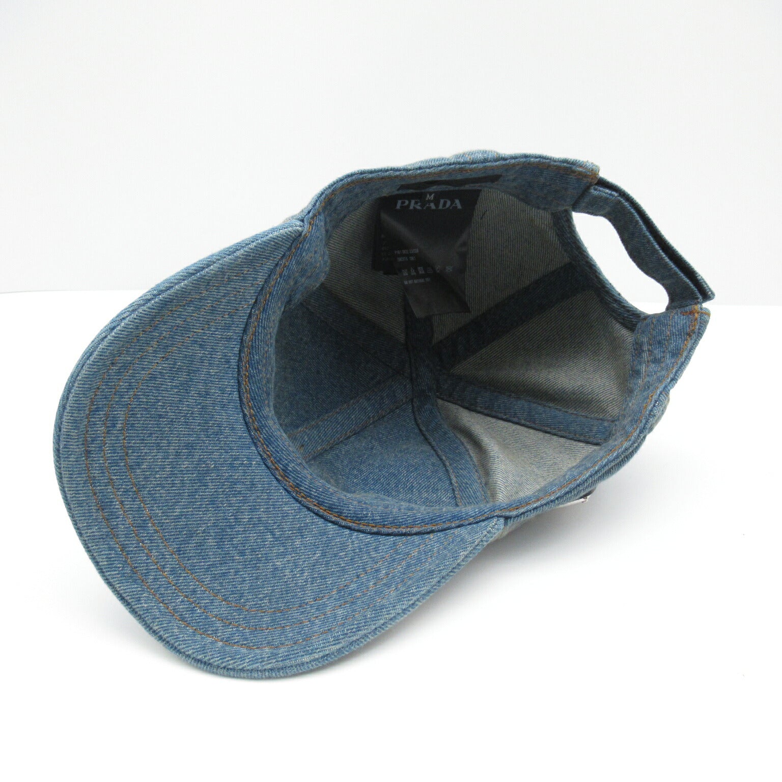 Prada Denim Cotton Cap 2HC27412K1F0V3NM