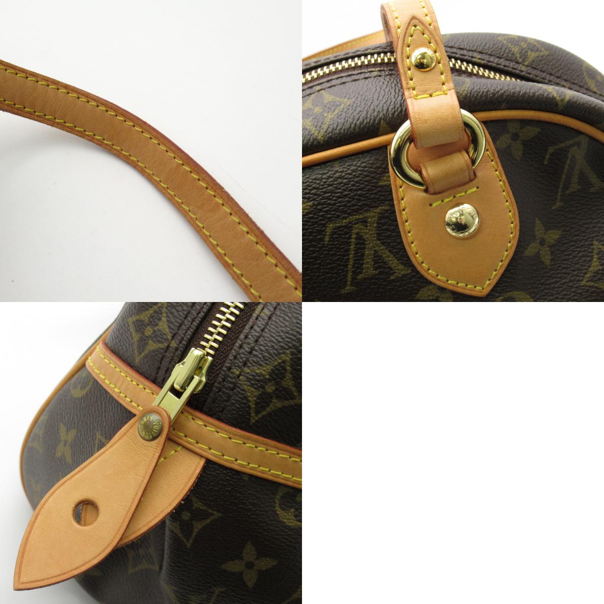 Louis Vuitton Montorgueil PM Shoulder Bag Brown