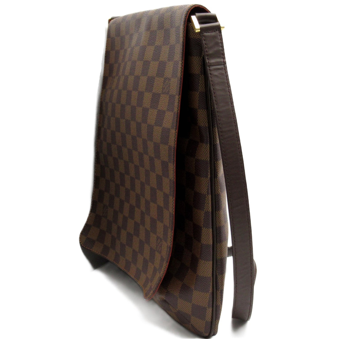 Louis Vuitton Damier Musette Shoulder Bag Brown