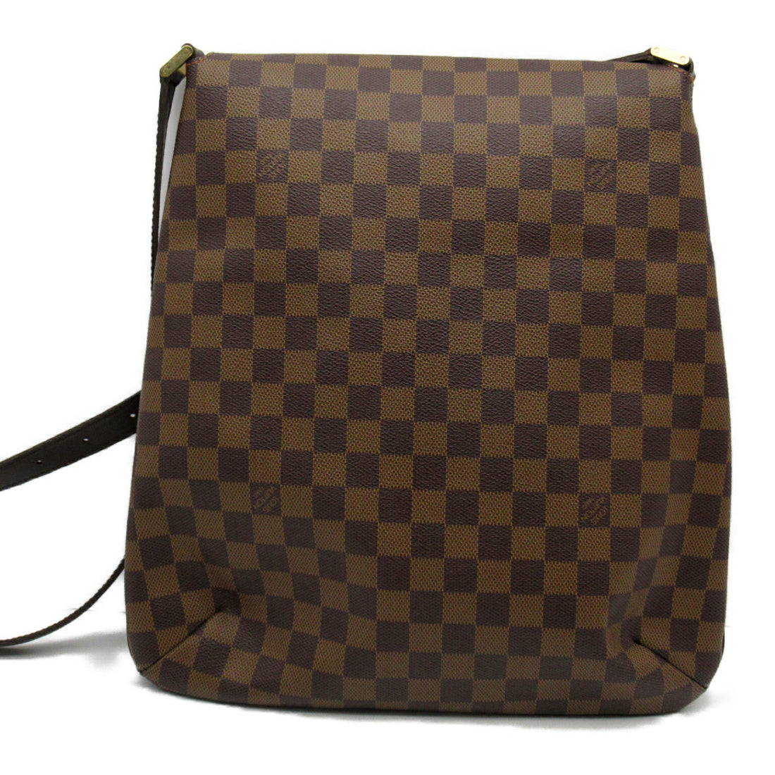 Louis Vuitton Damier Musette Shoulder Bag Brown