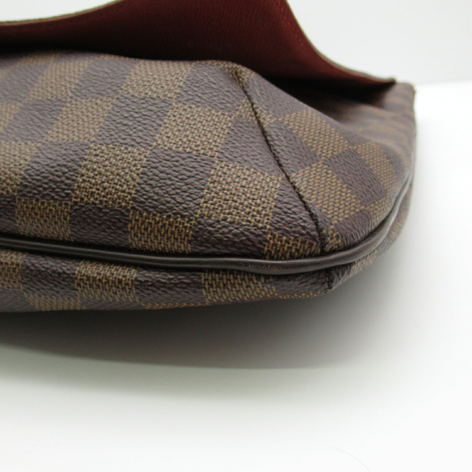 Louis Vuitton Damier Musette Shoulder Bag Brown