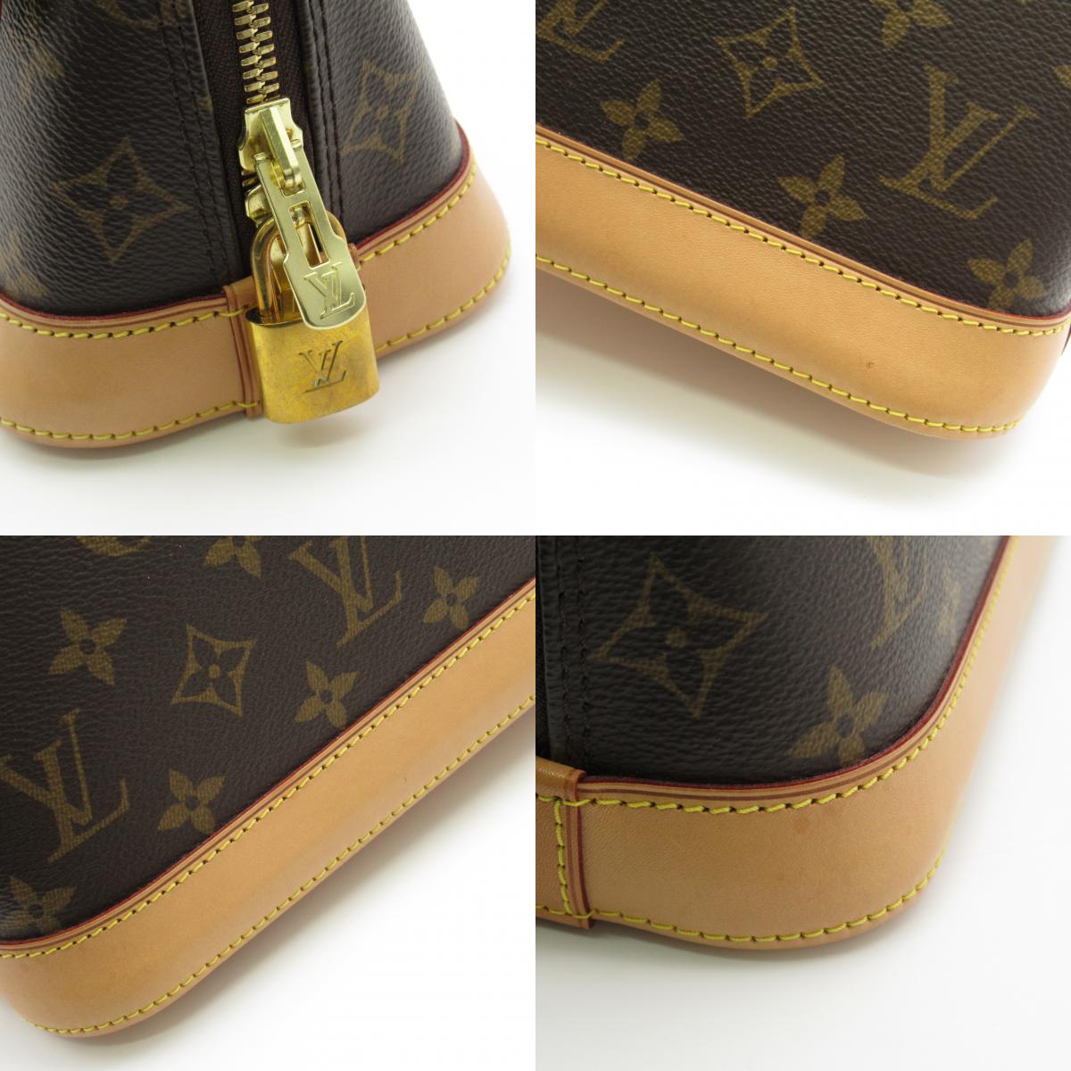 Louis Vuitton Alma BB Shoulder Bag Monogram Brown