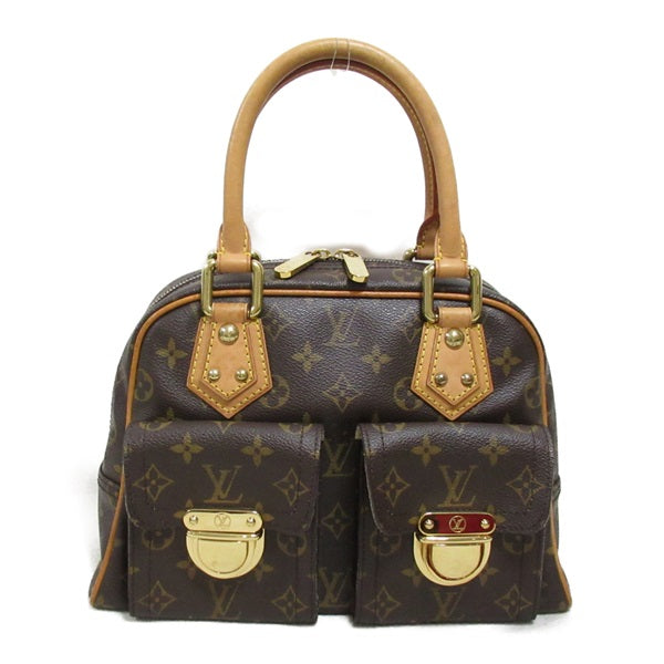Louis Vuitton Manhattan PM Canvas Handbag M40026 in Good condition