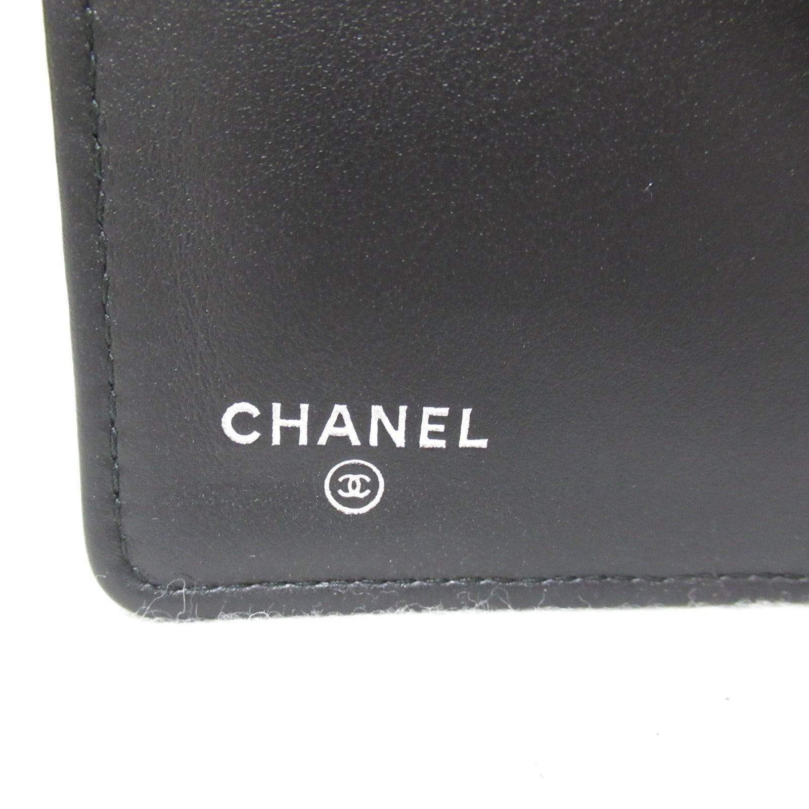 Chanel Caviar Skin Bifold Long Wallet Black